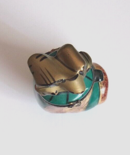 Limoges France Peint Main Golf Bag with Clubs Trinket Box - Picture 5 of 9