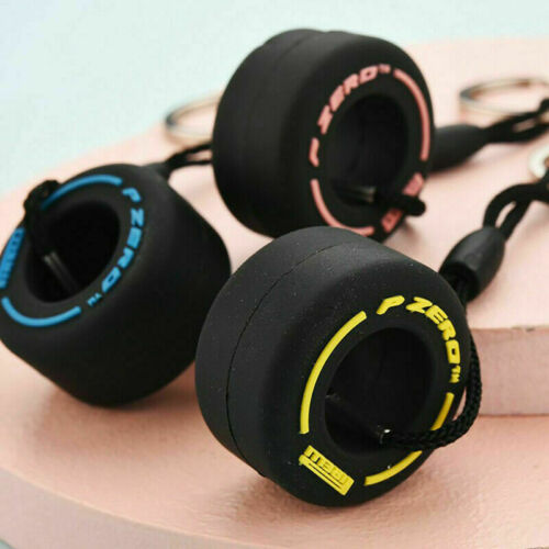 F1 Racing Souvenirs Car Tire Keychain Gift Mini Car Keychains Unisex Key-Ring - Picture 4 of 12