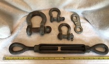 Vintage LOT CROSBY-LAUGHLIN,  BTC, FORGED RIGGING BITS