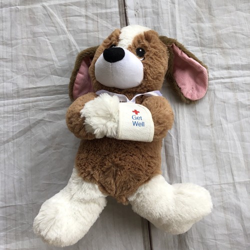 First & Main Melancholy Mel Dog Plush 14" Get Well Stuffed Animal Toy Cute 3854 - Picture 2 of 11