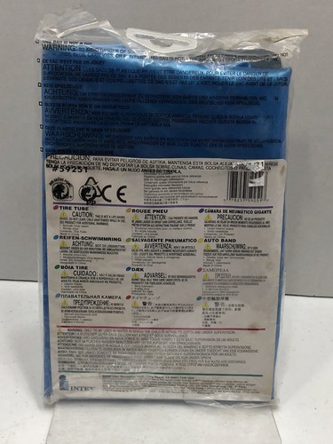 2002 Intex The Wet Set Reifen Schlauch Neon Blau NOS Neu 36 Zoll - Bild 5 von 7