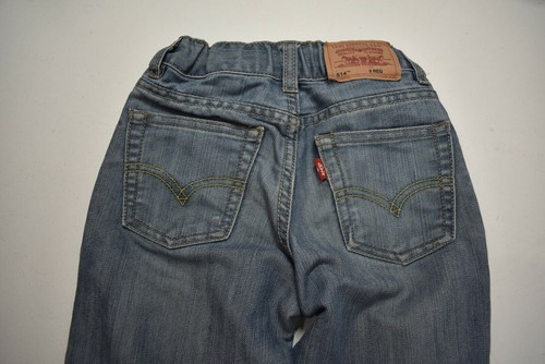 Levis Kids Girl Slim Straight Leg Comfort Fit 5-Pocket Denim Jeans 6 Regular - Picture 6 of 10