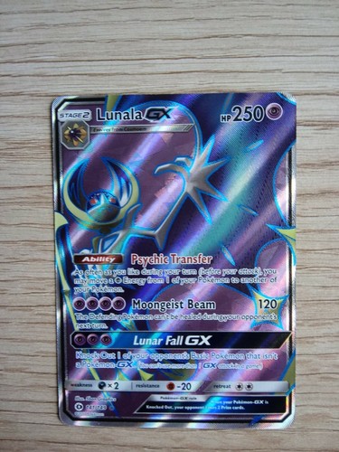 Pokemon Lunala GX 141/149 (Arte Completo) Sol y Luna (paquete Fresco) - Imagen 1 de 2