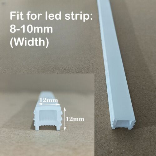 Silikon LED-Streifenlichterkanal flexibler schneidbarer weicher Montagehalter - Bild 37 von 110