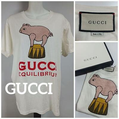 GUCCI Pig T-shirt for men and women, white, size XS, from Japan i3451 | eBay GUCCI Pig T-shirt for men and women, white, size XS, from Japan i3451 | eBay