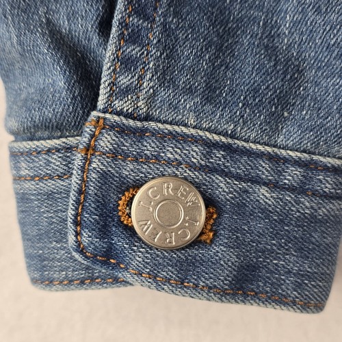 Crew Cuts Girls 6-7 Denim Blue Jean Jacket Pockets Lightweight JCREW Kids EUC - Picture 6 of 13