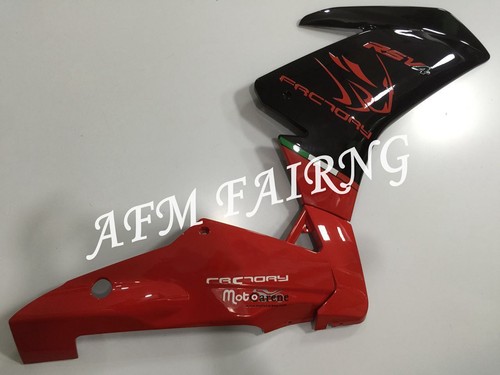 Black Red ABS Injection Mold Bodywork Fairing Panels for Aprilia RSV4 1000 10-15 - Picture 5 of 7