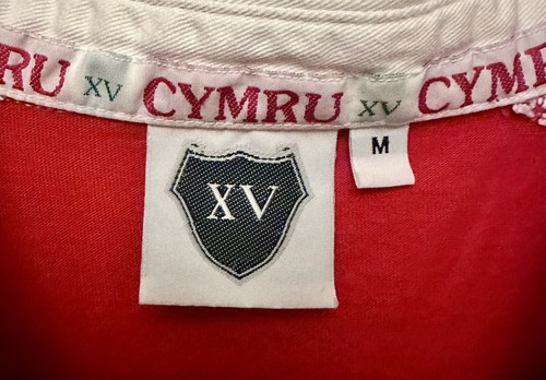 Wales CYMRU Ich Dien XV Rugby Polo UK M- Used - Picture 3 of 5