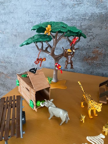 PLAYMOBIL 4826-OAMBATI Wildtierstation plus 4833 Lebendfall-mit Aufbauanleitung - Bild 2 von 8