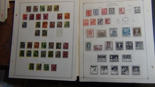 Briefmarkenweis Ungarn Sammlung auf verschiedenen Seiten est 900 oder so Marken - Bild 10 von 14