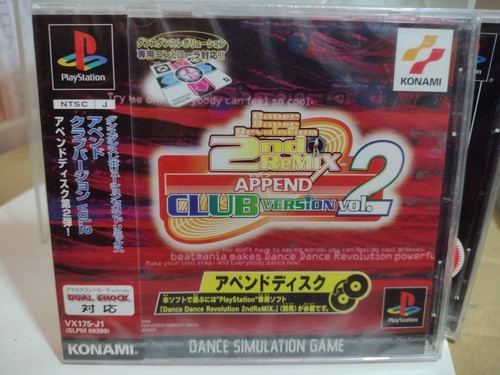 Dance Dance Revolution 2nd ReMix Append Club Vol. 2 (1999) New Sealed PS1 Import - Picture 1 of 2