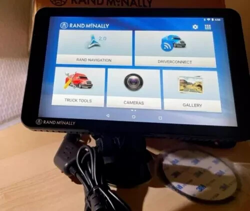 RAND MCNALLY TND-T85 85 LM 8" TRUCK GPS LIFETIME MAPS WARRANTY DAMAGE РRОТЕСТIОN - Picture 2 of 9