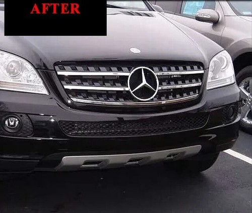 2006-2011 MERCEDES W164 ML CHROME TRIM FOR GRILL GRILLE WARRANTY 06 07 08 09 10 - Picture 5 of 6