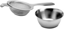Cks Kilo Stainless Steel Traditional Tea Strainer Drip Bowl D10