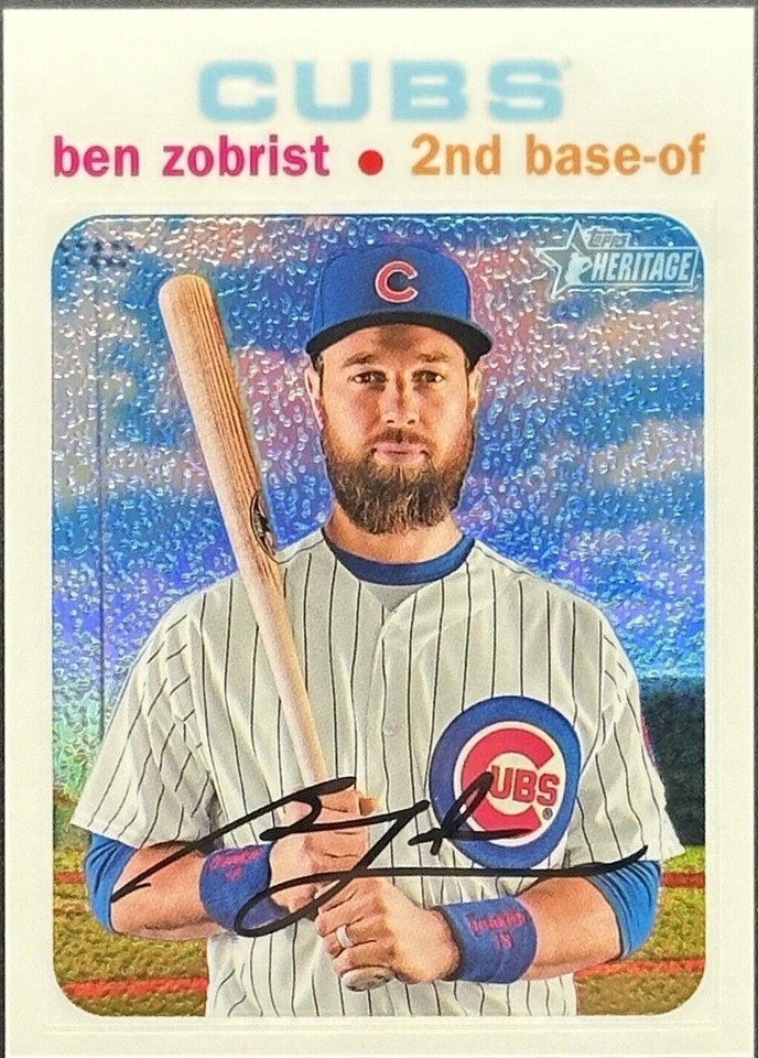 2020 Topps Heritage High Number - Ben Zobrist #THC-505 - 1 of 1