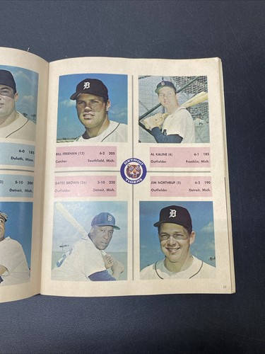 Detroit Tigers 1968 World Series Program Detroit Program SIGNED AL KALINE w/ COA - Picture 8 of 9
