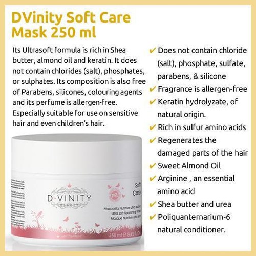 D'Vinity Soft Care Keratin treatment bundle Shampoo Hair Mask 10in1 Total Repair - Picture 5 of 7