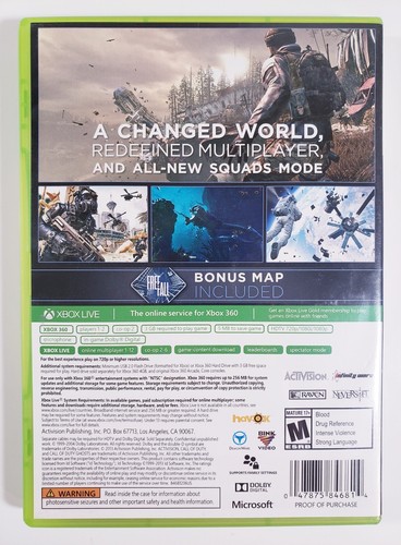 Call of Duty: Ghosts (Microsoft Xbox 360, 2013) COD - CIB Complete w/ Insert - Picture 2 of 5