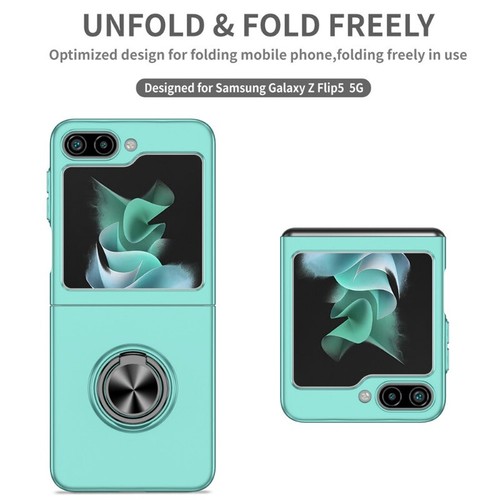 For Samsung Galaxy Z Flip 3 4 5 6 7 5G Magnetic Case Shockproof Ring Stand Cover - Picture 68 of 87