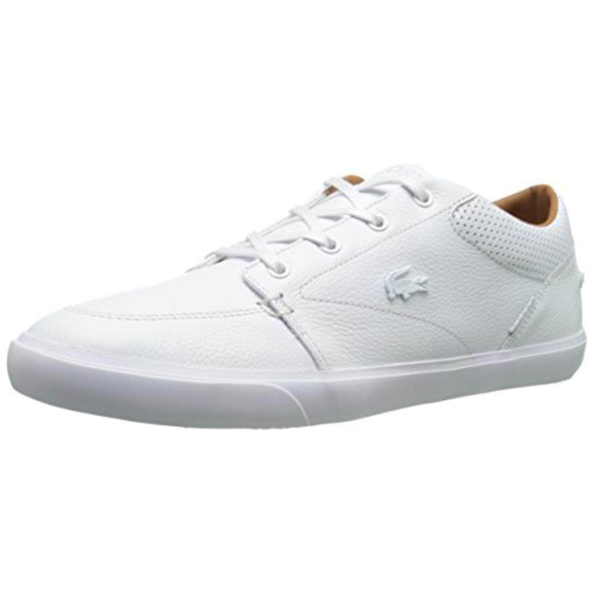 Мужская повседневная обувь Lacoste Bayliss белого цвета на шнуровке, кроссовки 9 Medium (D) BHFO 8714