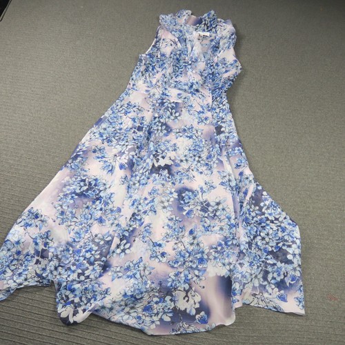 Anthea Crawford Womens Maxi Dress 12(AU) Medium Floral Sleeveless Chiffon Summer - Picture 2 of 11