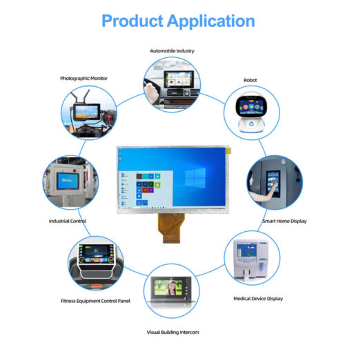 5-inch LCD Screen Display 800x480 IPS Full View RGB Interface Color LCD Display - Picture 9 of 12