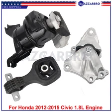 For 2012-2013 Honda Civic 1.8L Engine Motor & Auto Transmission Mount Set 3PCS