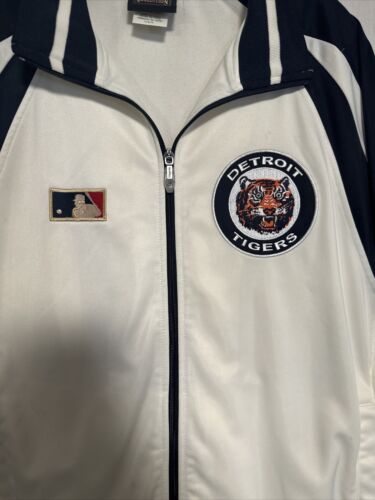 Men's Detroit Tigers Cooperstown Collection Therma Base Jacket Mens Large - Picture 2 of 12
