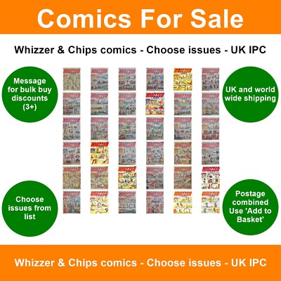 Whizzer & Chips comics  - Choose issues - 1970 1971 1972 1973 1974 IPC