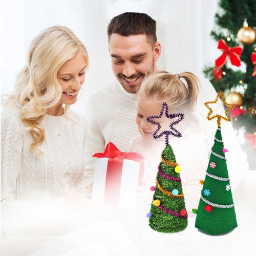 24 Pcs Christmas Tree Craft Christmas Decorations Diy Foam Cones Crafts - Picture 6 of 12