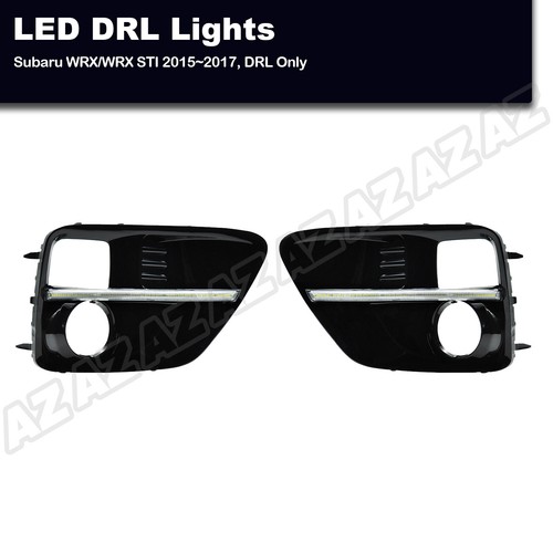 2pcs S4 LED Daytime Running Light Bar DRL Bezels Cover For Subaru WRX STi 15-17 - Bild 3 von 9