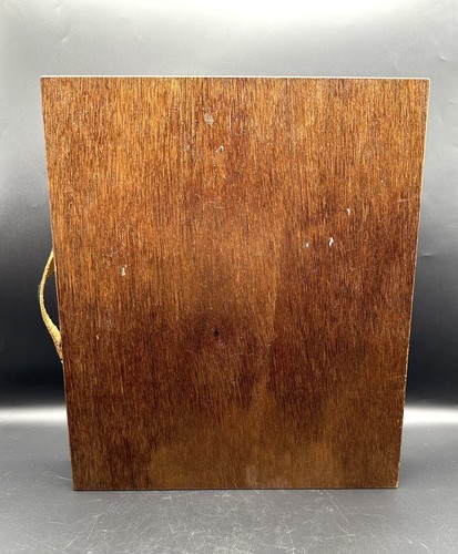 Vintage Wooden Artist Art Supply Painting Storage Case 13” X 11.75” X 2.5” - Picture 7 of 24