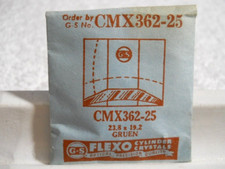 GS CMX362-25 Watch Crystal Fit Gruen 370/615 - 23.8 x 19.2 mm Replacement Repair