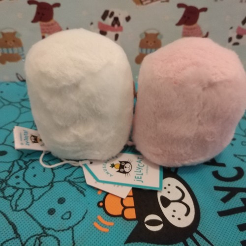 Jellycat Amuseable Pink and White Marshmallows Plush New With Tag Authentic - Picture 3 of 6