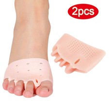 2X Silicone Toe Separator Bunion Corrector Orthotics Straightener Forefoot Pads