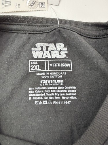 Star Wars Mandalorian Grogu Shirt Mens XXL 2XL Fifth Sun Big Face NWT NEW - Picture 14 of 22