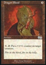Dragon Blood x1 - Urza's Saga - NM-Mint, English - Urza's Saga