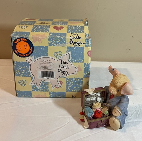 Enesco This Little Piggy - Pig Business Businessman Figurine - Picture 1 of 2