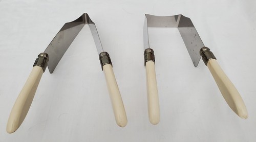 2 Vintage Kake Kut'r Serving Set ~ Square/ Triangle Slices Cake Pie Stainless - Picture 2 of 4