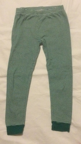 Carter’s Holiday Pajamas 6/6A, Unisex Green Top, “Joy”, Striped Pants, 100% Cot - Afbeelding 6 van 6