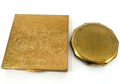 Mixed Lot 10 Powder Compact 1940s Coin Case Richard Hudnut Halston AS IS Vtg - Picture 9 of 24