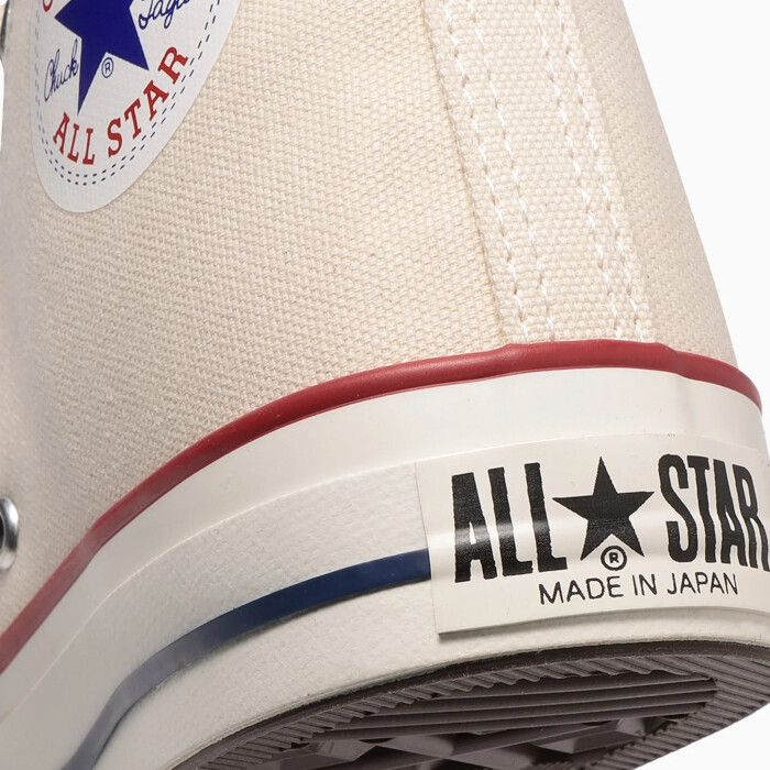 JAPAN LIMITED CONVERSE CANVAS ALL STAR J HI MADE IN JAPAN WHITE
