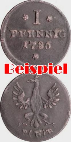 Münzen ALTDEUTSCHLAND Pfennige Pfenninge Preussen Frankfurt Baden Bayern 1786 - Bild 3 von 5