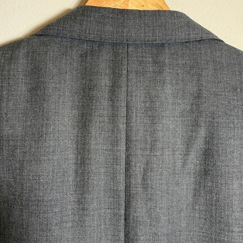 J. Crew Ludlow Slim-Fit Suit Jacket Sport Coat Blazer Mens 38R Gray Italian Wool - Picture 11 of 14