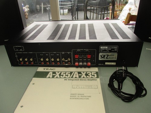 1A TOP TEAC A-X55 MK2 AMPLIFICATORE VINTAGE AMPLIFIER PHONO MM/MC PRE/FINALE BDA - Foto 22 di 24