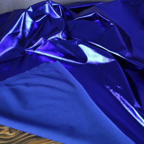 7 Colours Metallic Foil Mirror 4 way Stretch Spandex Dance Fabric 57" Wide - Picture 23 of 25