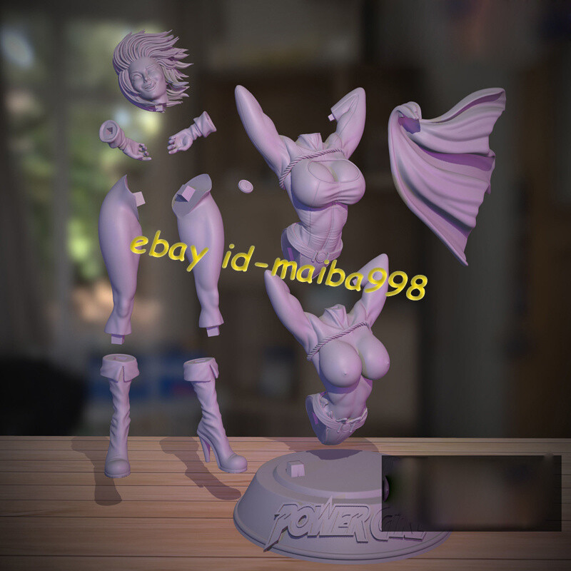 1/8 POWER GIRL 3D Print Garage Kit Figure Model Kit Unpainted Unassembled GK
