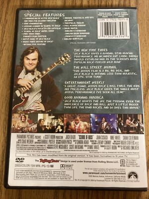 The School of Rock (DVD, 2004, Full Frame) 97360563948| eBay