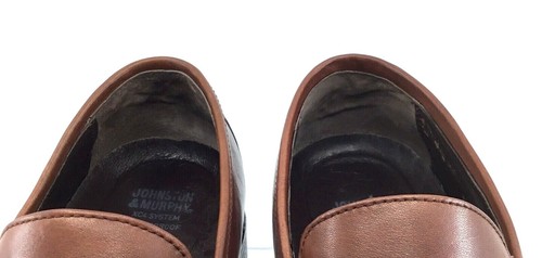 Johnston & Murphy Penny Loafer Men 8.5 M Brown Leather Waterproof XC4 Dress Shoe - Picture 9 of 12