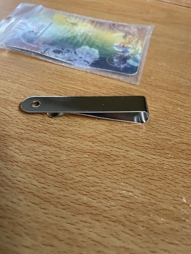 Pequeño clip para cinturón/funda de fábrica de cuero Tandy placa de níquel para funda de teléfono celular - Imagen 2 de 5